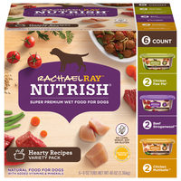 Rachael Ray Nutrish Natural Hearty Recipes Variety Wet Dog Food - 6 ct