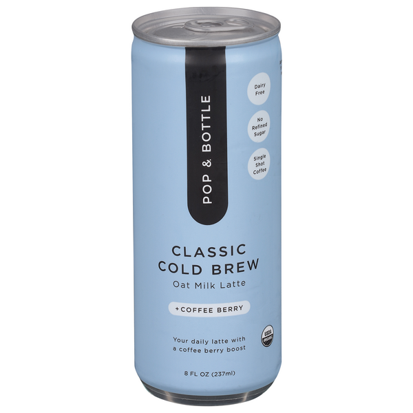 Save on Pop & Bottle Oat Milk Latte Classic + Coffee Berry Order Online