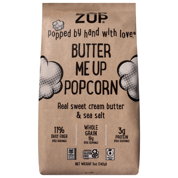 Pop Zup Gluten Free Butter Me Up Popcorn