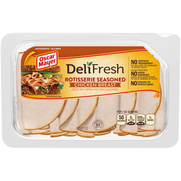 Save on Oscar Mayer Deli Fresh Chicken Breast Rotisserie Seasoned