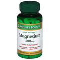 Nature's Bounty High Potency 500mg Magnesium Coated Tablets
