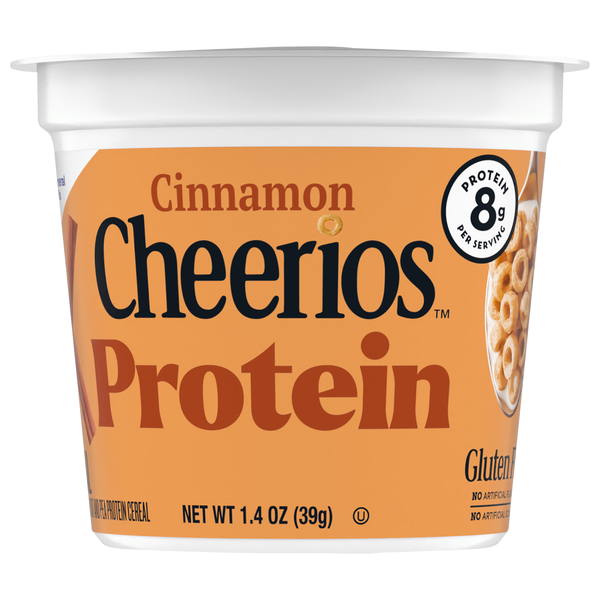 Cheerios Gluten Free Cinnamon Protein Cereal Cup