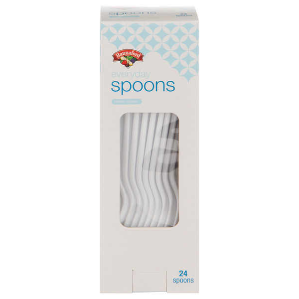Hannaford Spoons Everyday Plastic Cutlery