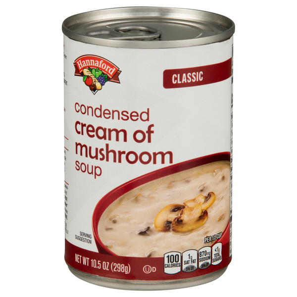 Hannaford Condensed Classic Cream of Mushroom Soup