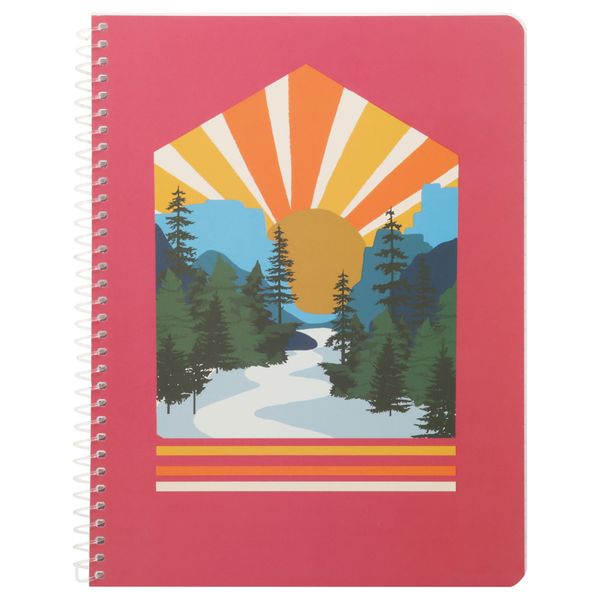 Top Flight Wide Ruled One Subject Notebook Uptown Girl
