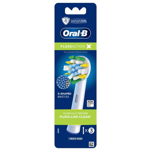 Oral-B Professional Floss Action Replacement Brush Heads