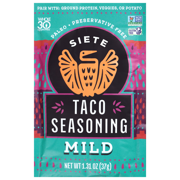 Siete Gluten Free Paleo Mild Taco Seasoning Packet
