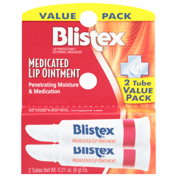 Blistex Lip Ointment Medicated Value Pack - 2 ct