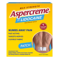 Aspercreme Lidocaine Patch Max Strength Odor Free