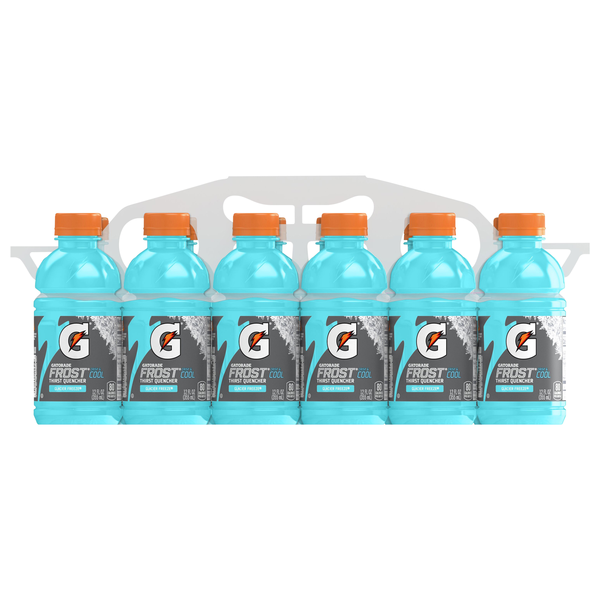 Gatorade Frost Glacier Freeze Thirst Quencher Sports Drink - 12 pk