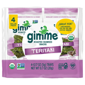 gimMe Organic Teriyaki Roasted Seaweed Snacks - 4 ct