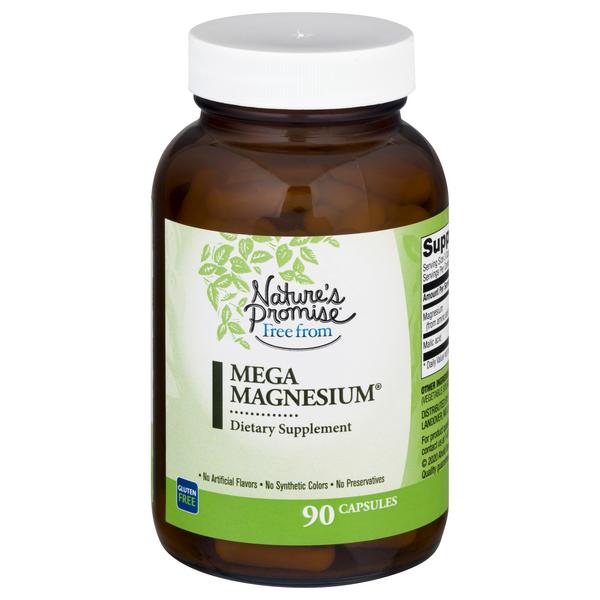 Nature's Promise Mega Magnesium Dietary Supplement Capsules