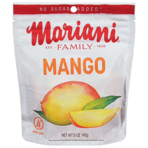 Mariani No Sugar Added Dried Fruit Mango