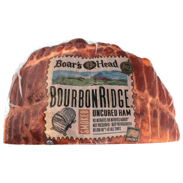 Boar's Head Deli Bold Bourbon Ridge Uncured Smoked Ham (Thin Sliced)