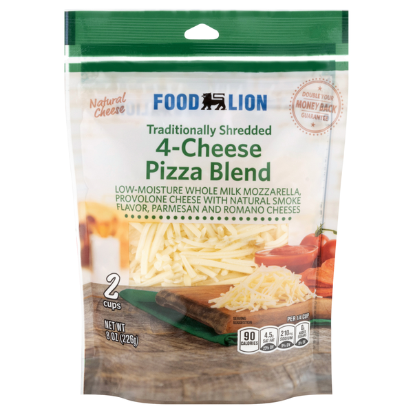 Food Lion Traditionally Shredded 4-Cheese Pizza Blend
