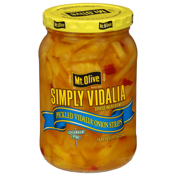 Mt. Olive Simply Vidalia Pickled Vidalia Onion Strips
