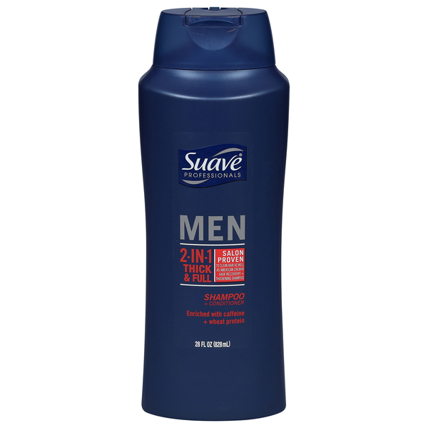 Suave Professionals Men 2-in-1 Thick & Full Shampoo & Conditioner