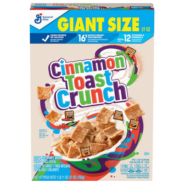 Save on Cinnamon Toast Crunch Cereal Giant Size Order Online Delivery