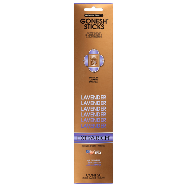 Gonesh Sticks Extra Rich Lavender Incense