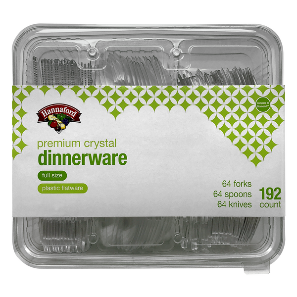 Hannaford Premium Crystal Dinnerware