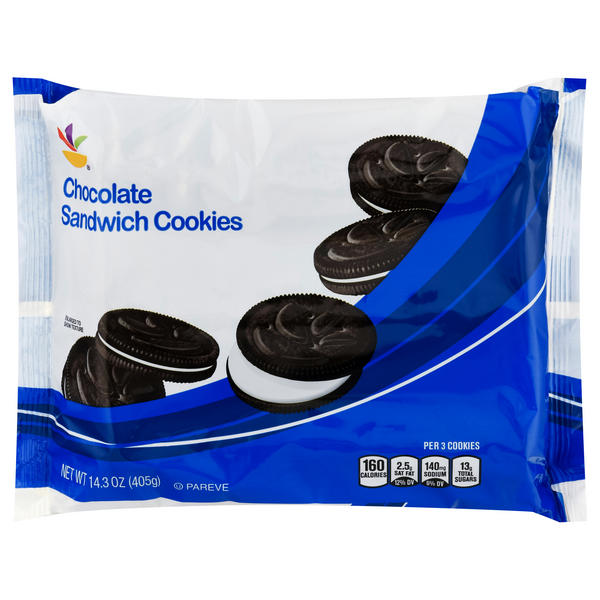 Save on Our Brand Sandwich Cookies Chocolate Order Online Delivery GIANT
