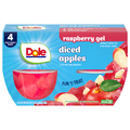Dole Diced Apples in Raspberry Gel Cups - 4 ct