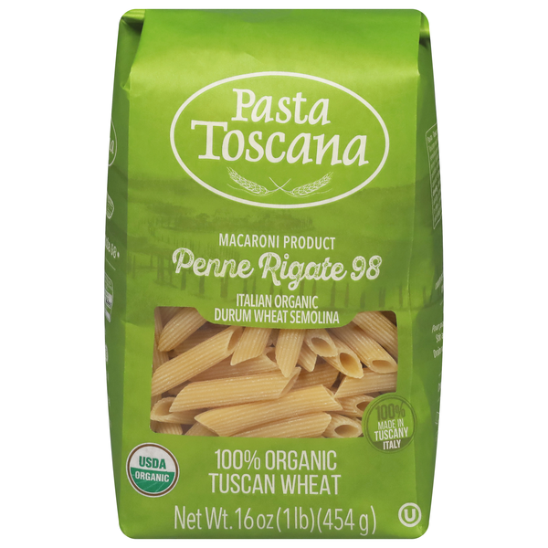 Pasta Toscana Organic Penne Rigate Pasta 98