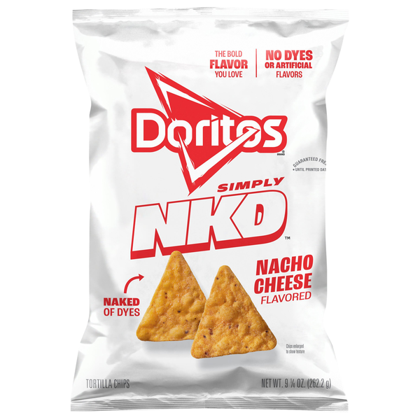 Doritos Simply NKD Nacho Cheese Flavored Tortilla Chips