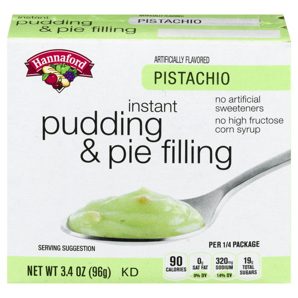 Hannaford Instant Pudding & Pie Filling Pistachio