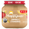 Happy Baby Organics Stage 2 Baby Food Bananas & Strawberries