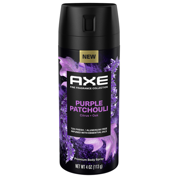 Save on AXE Purple Patchouli with Citrus Oak Essential Oils