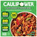Caulipower Gluten Free 18g Protein Fajita Veggies & Chicken Bowl Frozen
