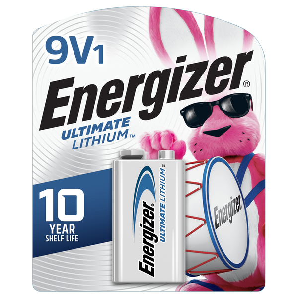 Energizer Ultimate Lithium Battery 9V