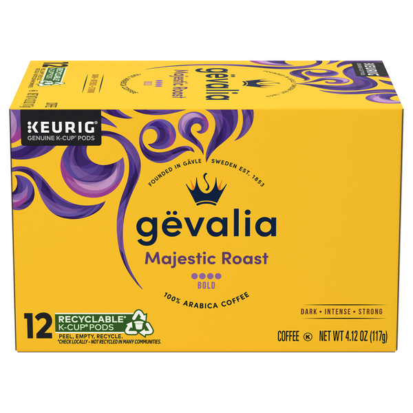 Gevalia Majestic Dark Roast Bold K-Cup Coffee Pods