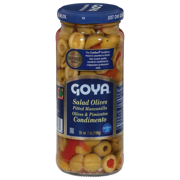 Goya Pitted Manzanilla Salad Olives