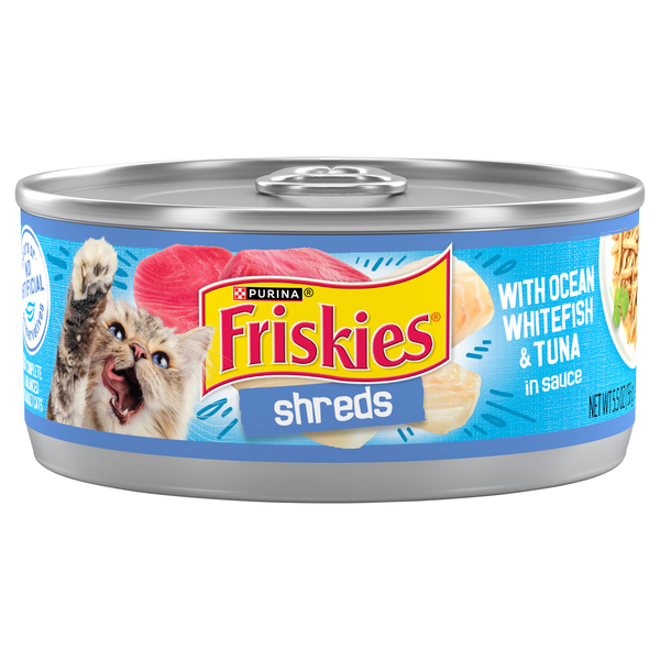 Friskies Shreds Ocean Whitefish & Tuna Adult Wet Cat Food