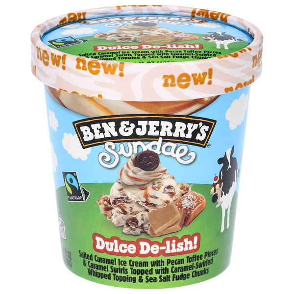 Ben & Jerry's Sundae Dulce De-Lish! Ice Cream
