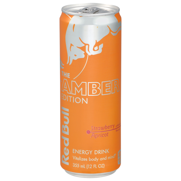 Red Bull The Amber Edition Strawberry Apricot Energy Drink