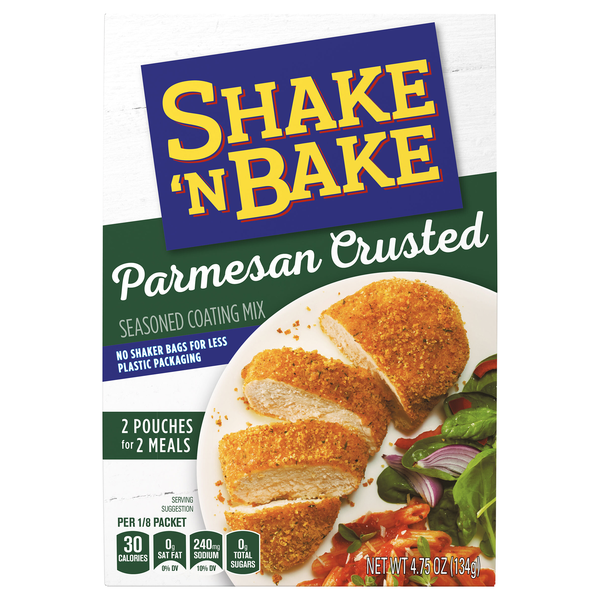 Shake 'N Bake Parmesan Crusted Seasoned Coating Mix - 2 ct