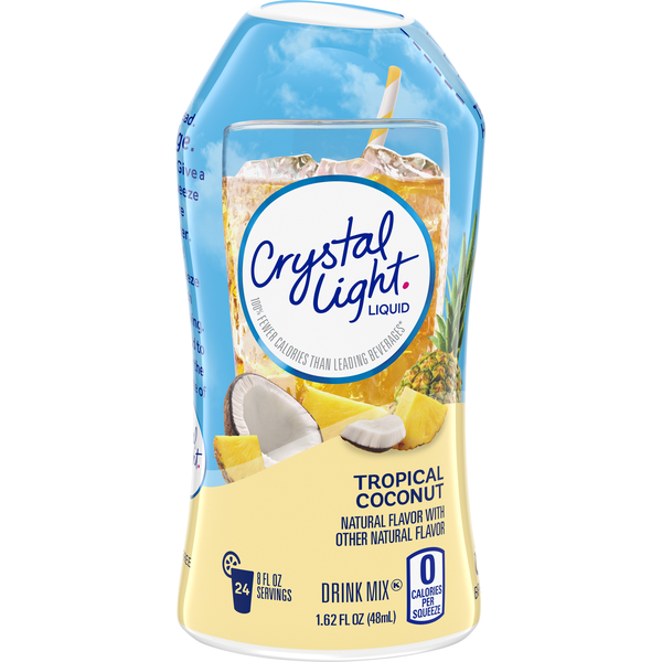 Crystal Light Liquid Drink Mix Tropical Coconut - 24 Servings