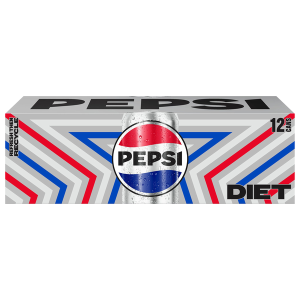 Diet Pepsi Cola Soda - 12 pk