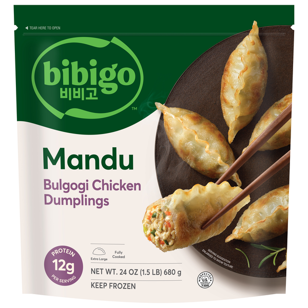 Bibigo Mandu Bulgogi Chicken Dumplings Frozen