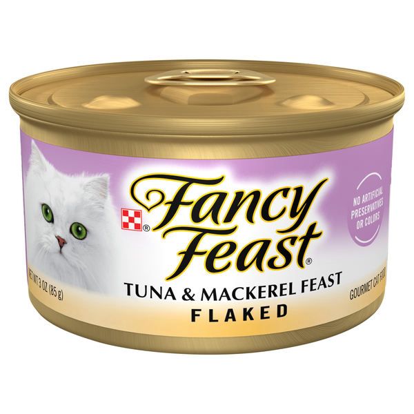 Save on Fancy Feast Flaked Tuna & Mackerel Feast Wet Cat Food Order