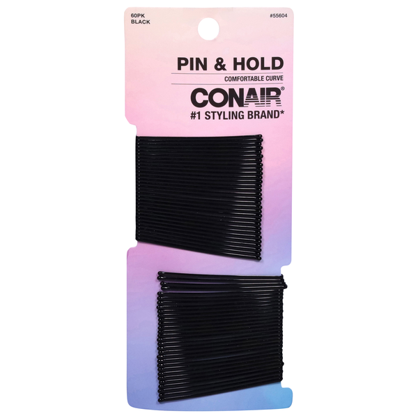 Conair Pin & Hold Hair Pens Black