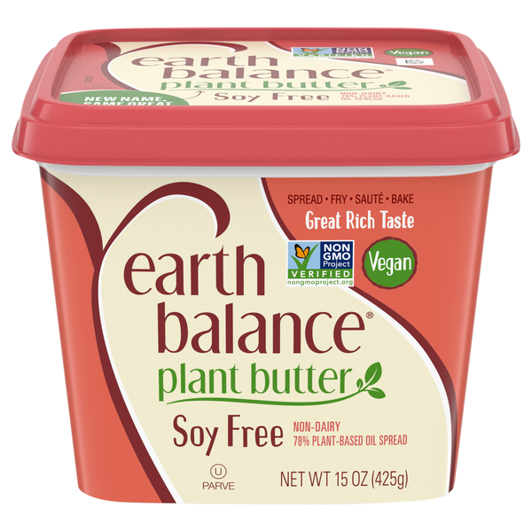 Earth Balance Vegan Soy Free Vegetable Oil Buttery Spread
