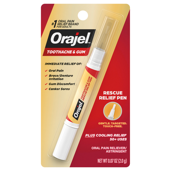 Orajel Toothache & Gum Rescue Relief Pen