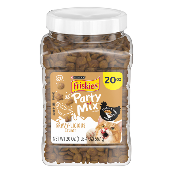 Save on Friskies Party Mix Cat Treats GravyLicious Crunch Order Online