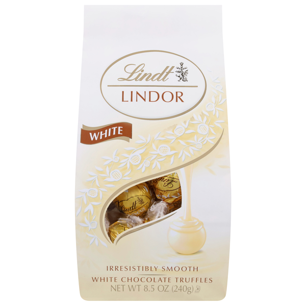 Lindt Lindor White Chocolate Candy Truffles