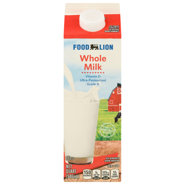 Food Lion Vitamin D Whole Milk