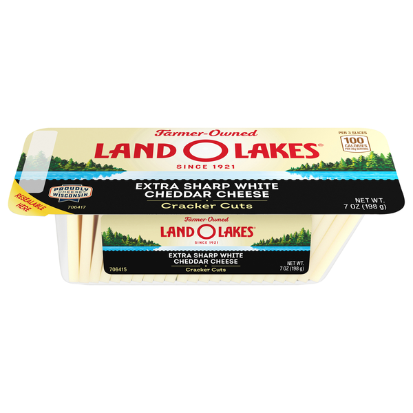 Land O Lakes Extra Sharp White Cheddar Cheese Cracker Cuts